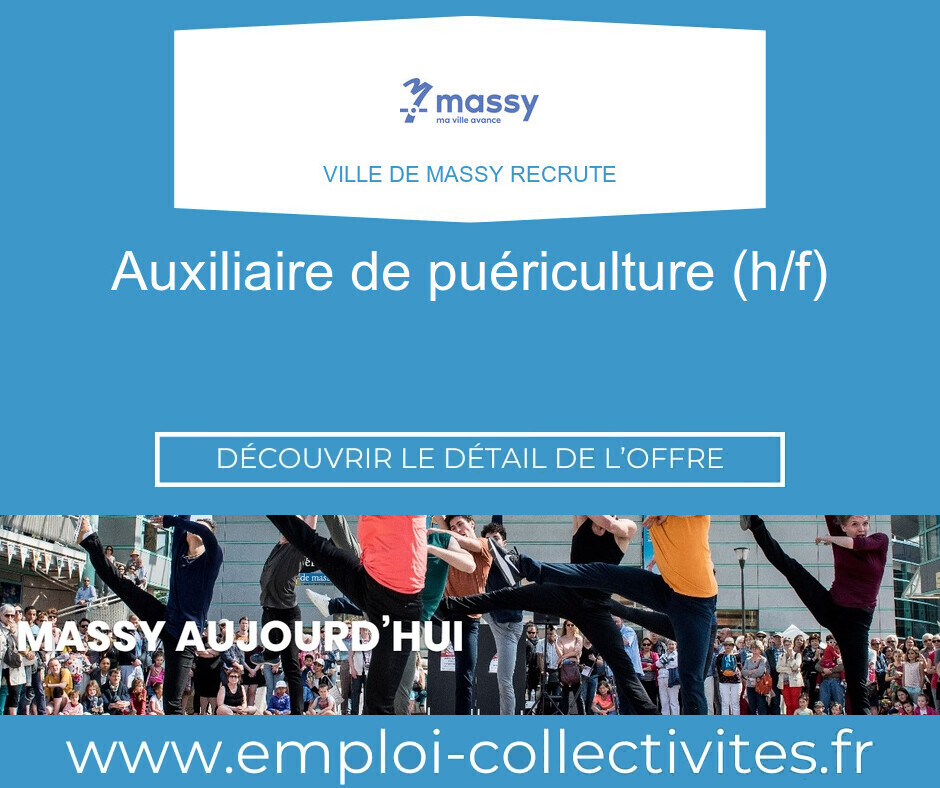 Auxiliaire de Puériculture (H/F) - Ville de Massy