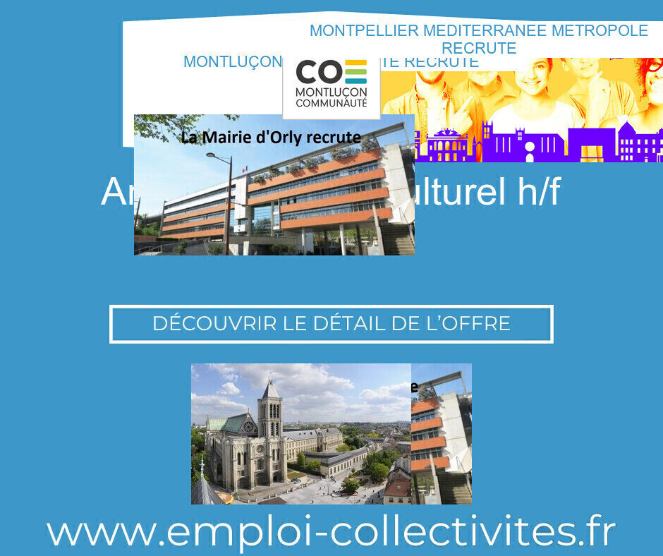 Animateur socioculturel H/F - Ville de ORLY