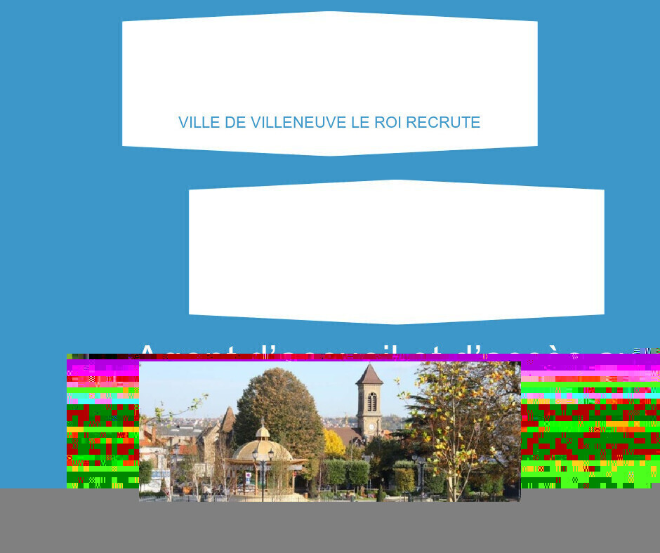 Agent d’accueil et d’accès aux services à la population Guichet Unique H/F - Ville de VILLENEUVE LE ROI