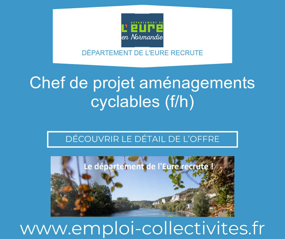 Offre Chef projet amenagements cyclables | emploi Évreux (27