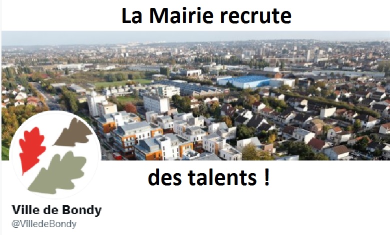 La Mairie de Bondy recrute